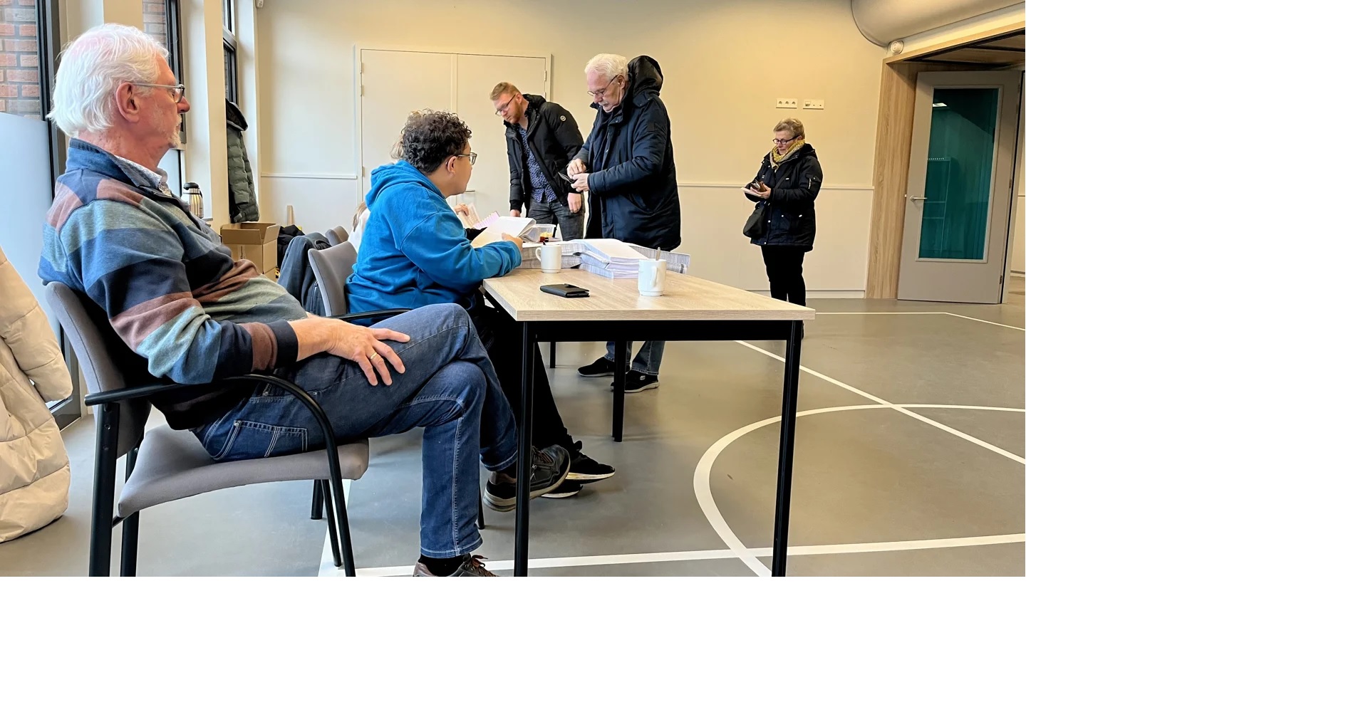 Onze medewekers in het Stembureau